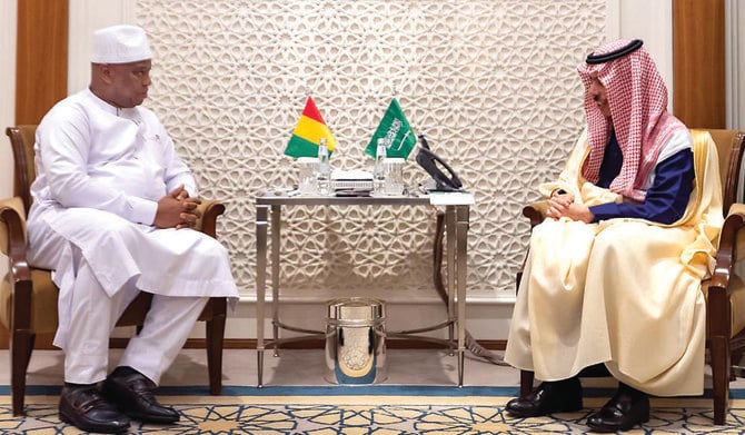 وزير الخارجية السعودي يستقبل نظيره الغيني بالرياض