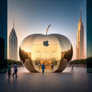 يلتقي متجر Apple Store مع Kitsch / Novelty Architecture (نيويورك - Big Apple)