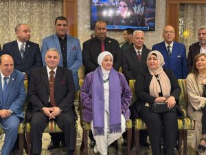 جانب من الحضور في حفل إفطار إيمان المصري جروب