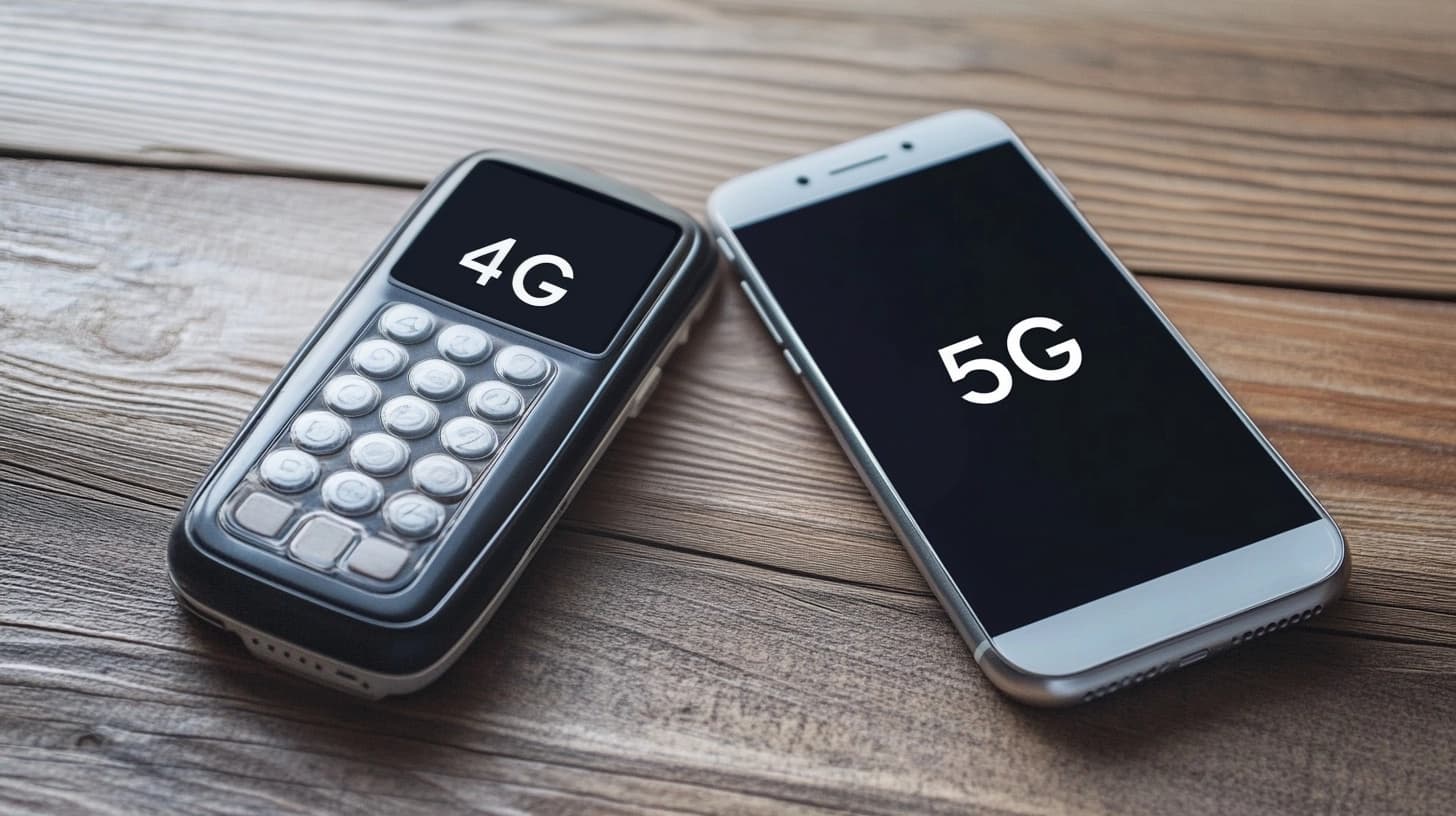 مقارنة بين 5G و4G